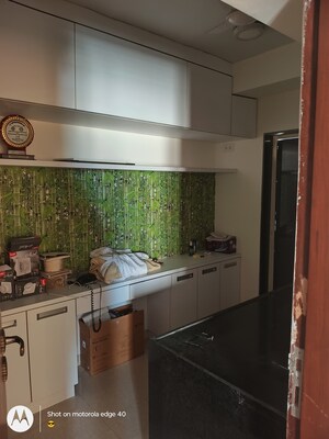 Kitchen in 3 BHK Apartment at The Wadhwa Platina, Kolshet Road – for Rent