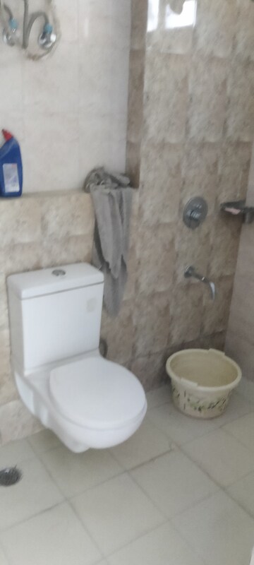 Bathroom in 1 RK Apartment at GTM The Capital, Aman Vihar – for Rent