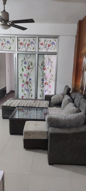 Living Room in 1 RK Apartment at GTM The Capital, Aman Vihar – for Rent