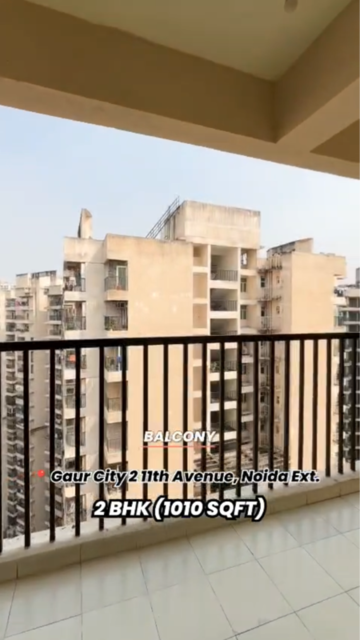 2 BHK Apartment – Exterior View View at Gaur City 2 - 11th Avenue, Sector 16c Greater Noida - for Sale