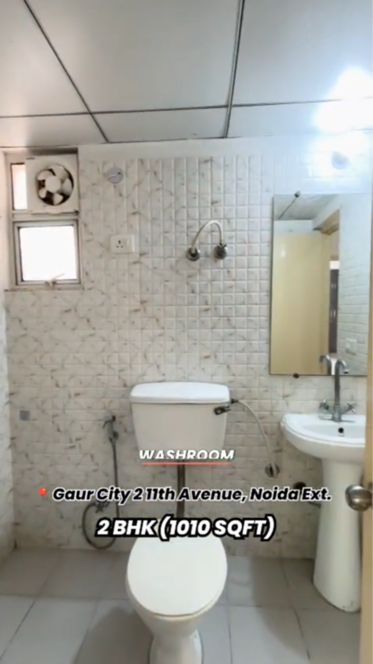 Bathroom, gaur-city-2-11th-avenue 2 Bedroom 1010 Sq.Ft. Apartment In Sector 16c Greater Noida Greater Noida 9716875
