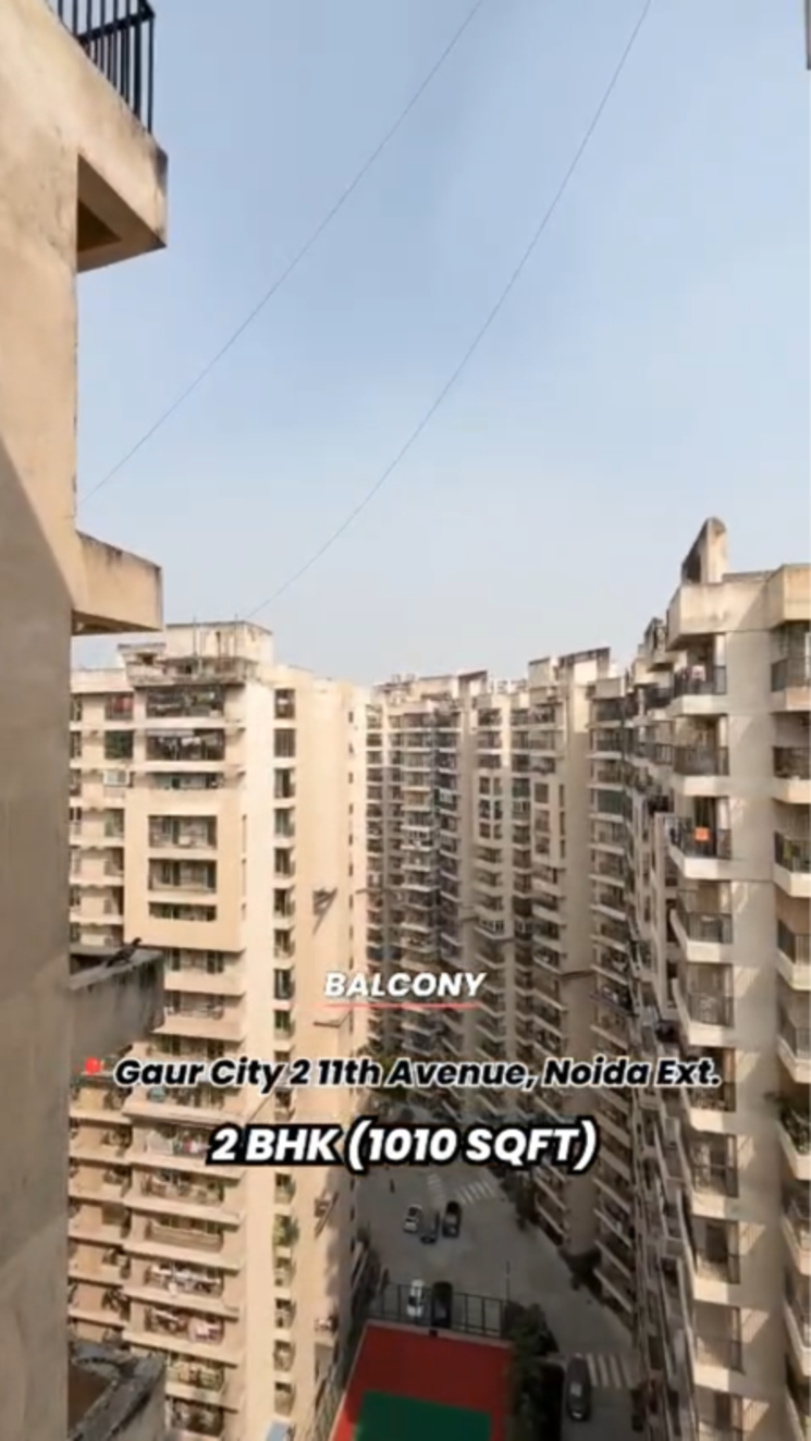Exterior View, gaur-city-2-11th-avenue 2 Bedroom 1010 Sq.Ft. Apartment In Sector 16c Greater Noida Greater Noida 9716875