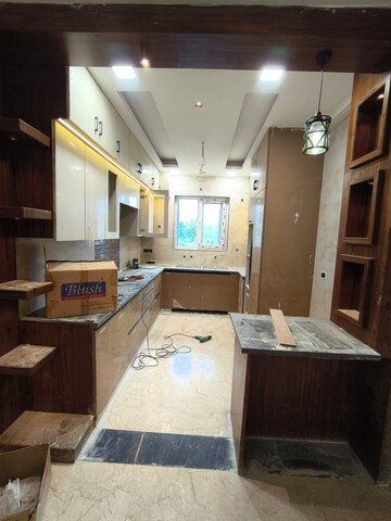 Kitchen in 3 BHK Builder Floor at Green Fields Colony – for Sale