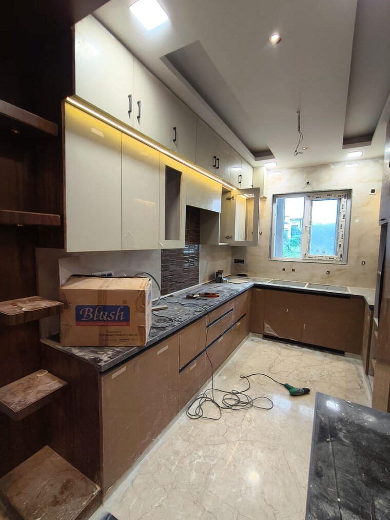 Kitchen, green fields colony 3 Bedroom 1700 Sq.Ft. Builder Floor In Green Fields Colony Faridabad 9717069