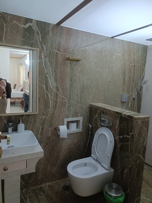 Bathroom in 3.5 BHK Apartment at RJ Brooke Square, Kundalahalli – for Rent