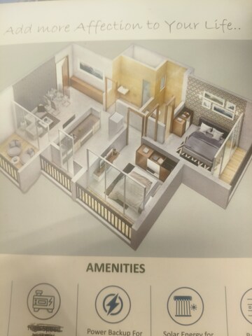 Floor Plan in 2 BHK Apartment at Tarangan Complex Kalyan, Kalyan West – for Sale