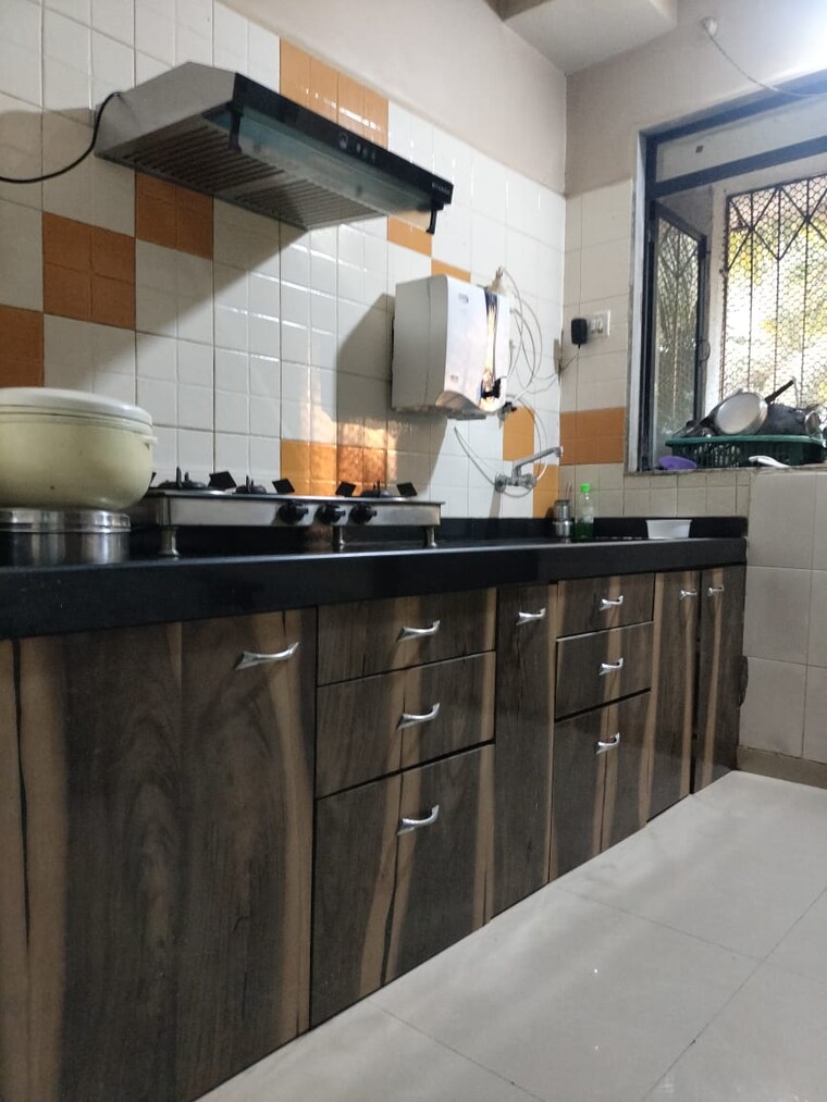 Kitchen, cosmos-park 1 Bedroom 450 Sq.Ft. Apartment In Ghodbunder Road Thane 9717665