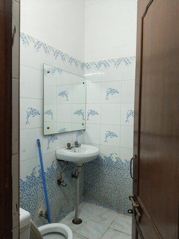 Bathroom in 1 BHK Apartment at Srishti Greenfield Homes, Green Fields Colony – for Rent