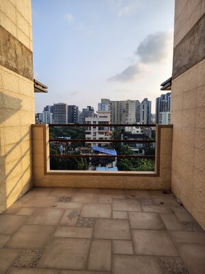 Terrace in 3 BHK Apartment at Prem Sagar CHS Santacruz West, Santacruz West – for Sale