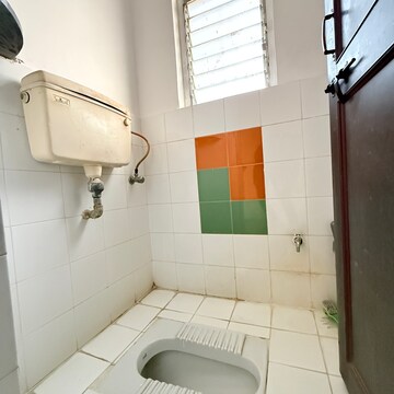 Bathroom in 1 BHK Apartment at Shivalaya Society, Sutarwadi – for Rent