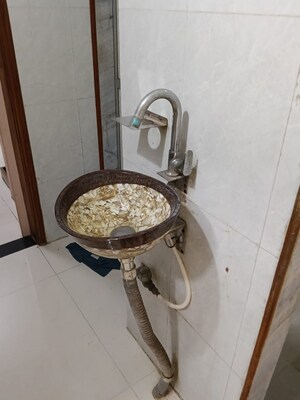 Bathroom in 1 BHK Apartment at Dombivli West – for Rent