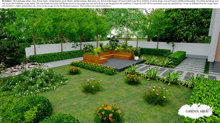 Garden, east fort 4 Bedroom 2500 Sq.Ft. Independent House In East Fort Thrissur 9718017