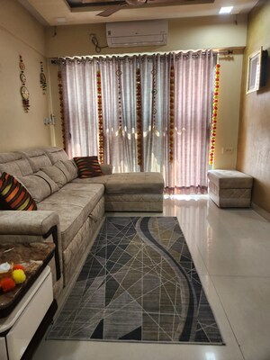 Kitchen in 2 BHK Apartment at Tharwani Rosewood Heights, Kharghar Sector 10 – for Rent