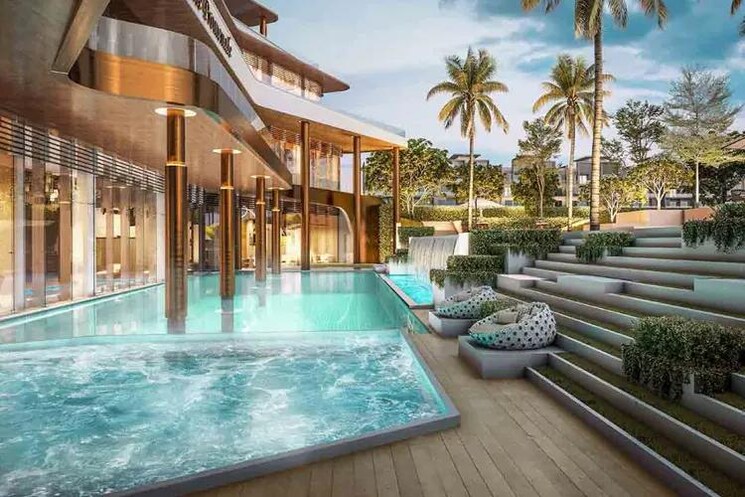 Swimming Pool, smart-world-gems 2 Bedroom 1105 Sq.Ft. Builder Floor In Sector 89 Gurgaon 9718031