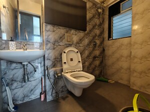 Bathroom in 1 BHK Apartment at Lodha Iris, Majiwada – for Rent