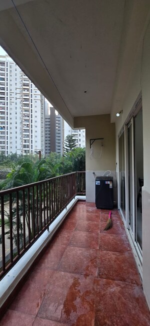 Balcony in 3 BHK Apartment at Shubham Blooms, Serilingampally – for Rent