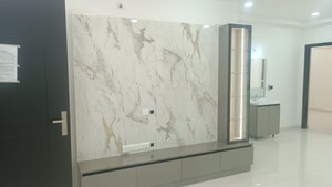 Bathroom in 3 BHK Apartment at Rajapushpa Provincia, Narsingi – for Rent