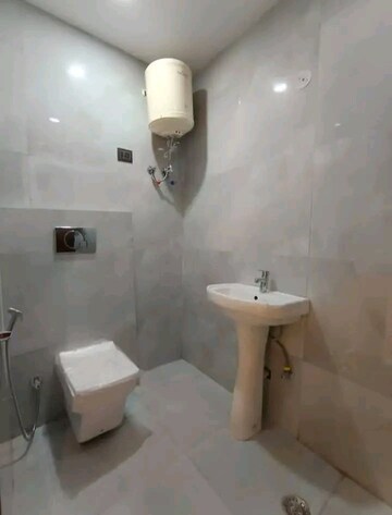 Bathroom in 3 BHK Builder Floor at Chattarpur – for Rent