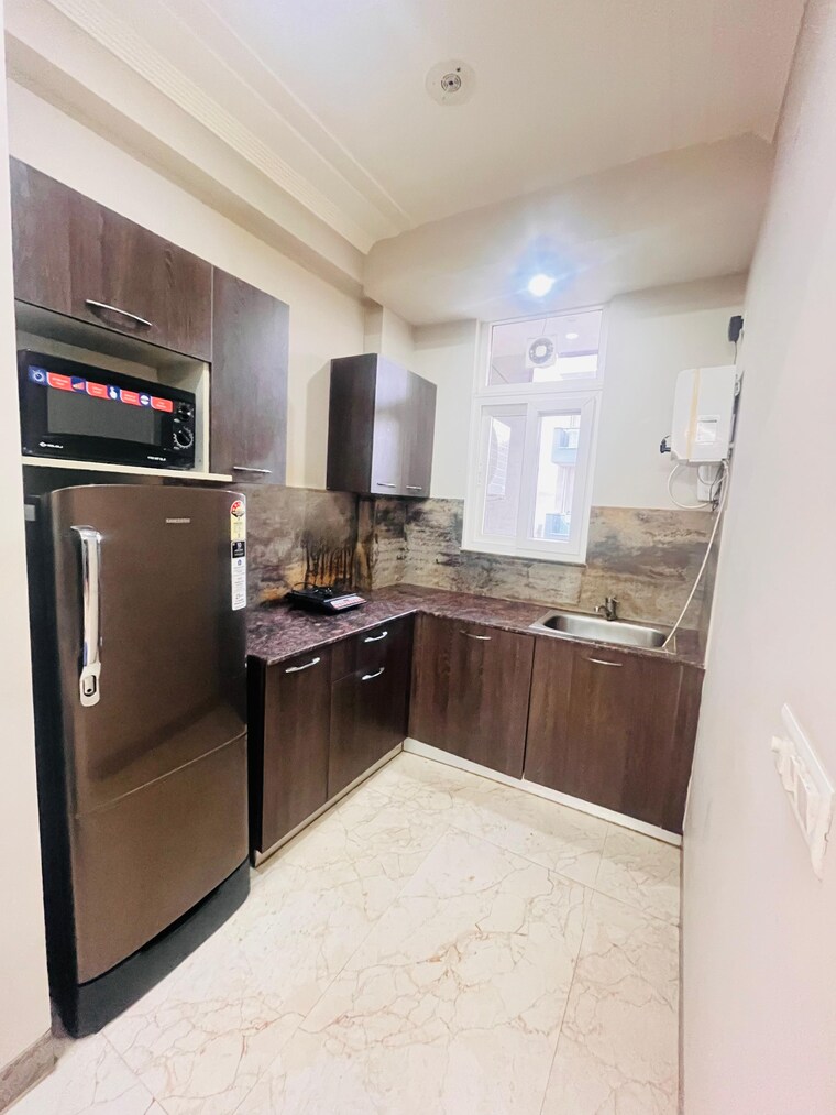 Kitchen, sector 45 1 Bedroom 747 Sq.Ft. Builder Floor In Sector 45 Gurgaon 9718959