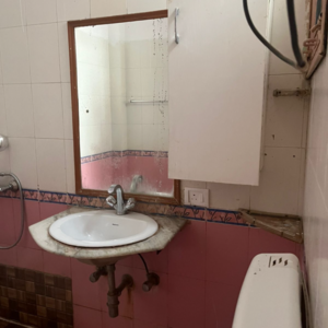 Bathroom in 3 BHK Builder Floor at Abhinandan CGHS, Sector 51 – for Sale