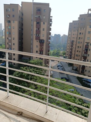 Balcony in 3 BHK Apartment at Sristi Plaza, Chinar Park – for Rent