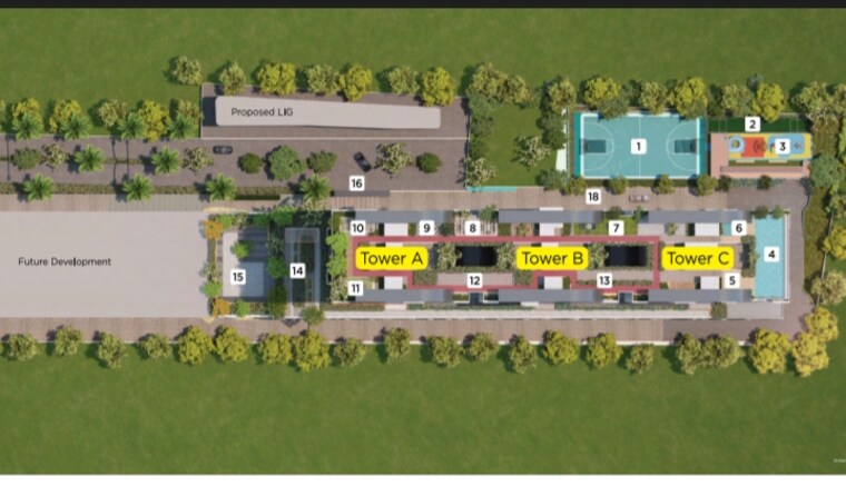 Master Plan, balewadi 3 Bedroom 1100 Sq.Ft. Apartment In Balewadi Pune 9719054