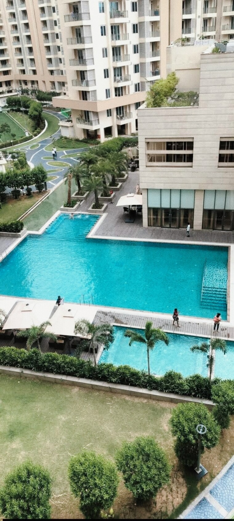 Swimming Pool, ambience-creacions 2 Bedroom 1380 Sq.Ft. Apartment In Sector 22 Gurgaon 9719111