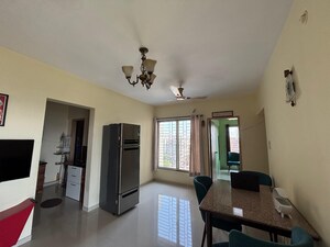 Living Room in 2 BHK Apartment at Wakadkar Wisteria Atelier, Wakad – for Rent