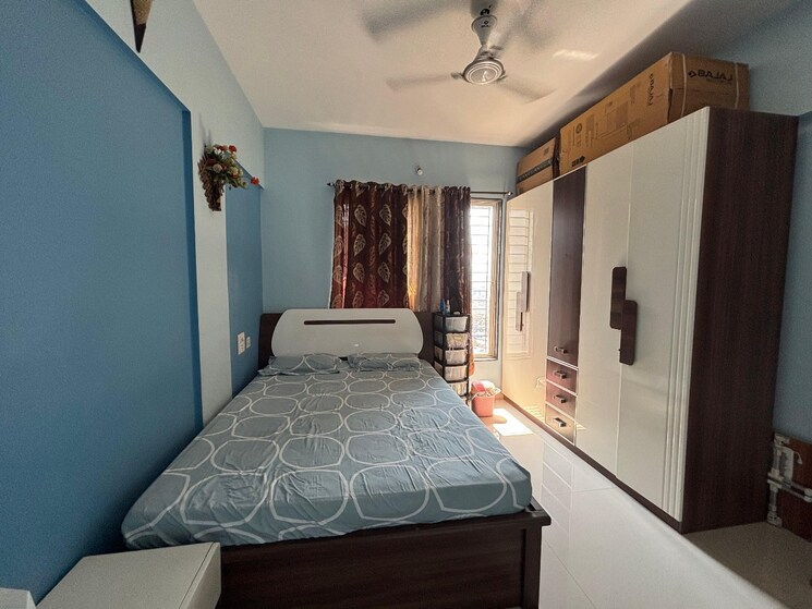 Bedroom, wakadkar-wisteria-atelier 2 Bedroom 1000 Sq.Ft. Apartment In Wakad Pune 9719117