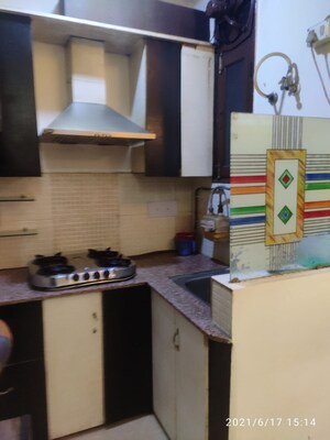 Kitchen in 2 BHK Builder Floor at Krishna Homes Rajendra Nagar, Rajendra Nagar Sector 3 – for Rent