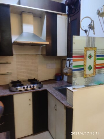 Kitchen in 2 BHK Builder Floor at Krishna Homes Rajendra Nagar, Rajendra Nagar Sector 3 – for Rent