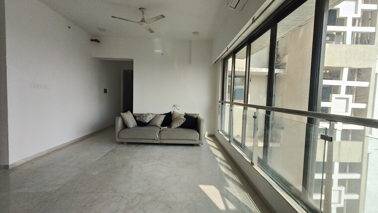 Living Room, peninsula-celestia-spaces 3 Bedroom 1468 Sq.Ft. Apartment In Parel Mumbai 9719194