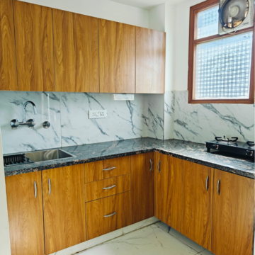 Kitchen in 1 BHK Builder Floor at Malviya Nagar – for Rent