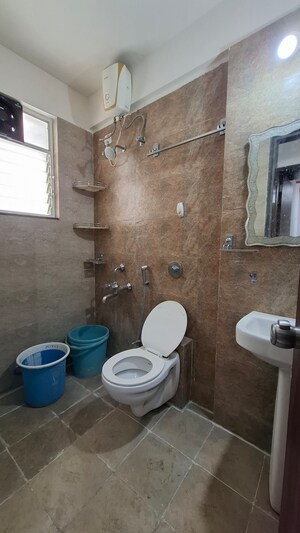 Bathroom in 2 BHK Apartment at Samartha 41 Estera Phase 3, Punawale – for Rent