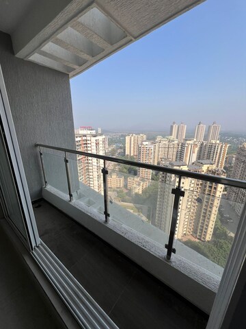Balcony in 5 BHK Apartment at Hiranandani Tribeca, Ghodbunder Road – for Sale