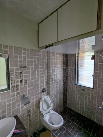 Bathroom in 2 BHK Apartment at K Raheja Vihar, Powai – for Rent