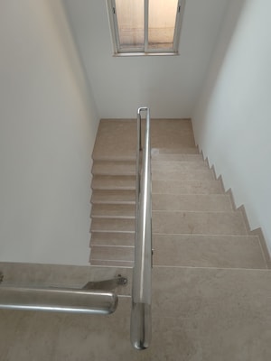 Staircase in 5 BHK Apartment at Hiranandani Tribeca, Ghodbunder Road – for Sale