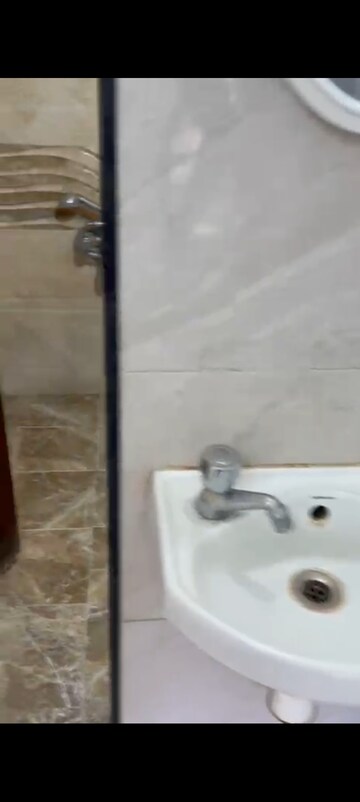 Bathroom in 1 BHK Apartment at Vinay Unique Gardens, Virar West – for Rent