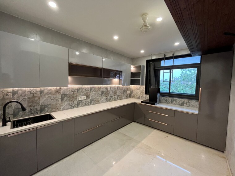 Kitchen, bptp-parkland 4 Bedroom 500 Sq.Yd. Builder Floor In Sector 75 Faridabad 8470132