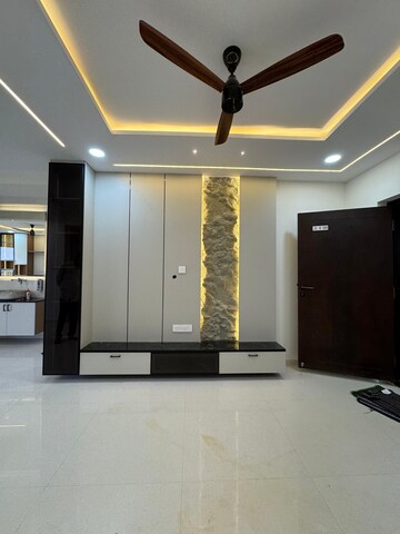 Living Room in 3 BHK Apartment at Prestige Tranquil, Kokapet – for Rent