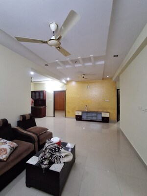 Living Room in 3 BHK Apartment at Maphar Calyx, Kondapur – for Rent