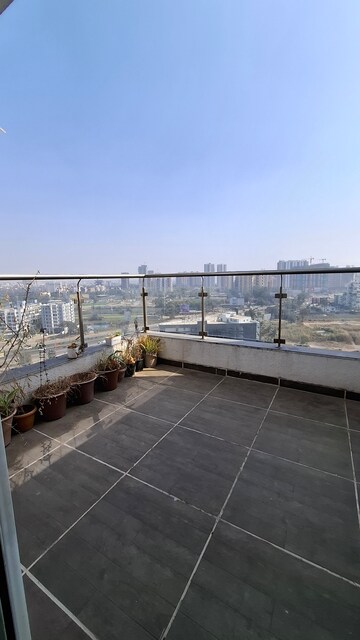 Balcony in 3 BHK Apartment at Punawale – for Rent