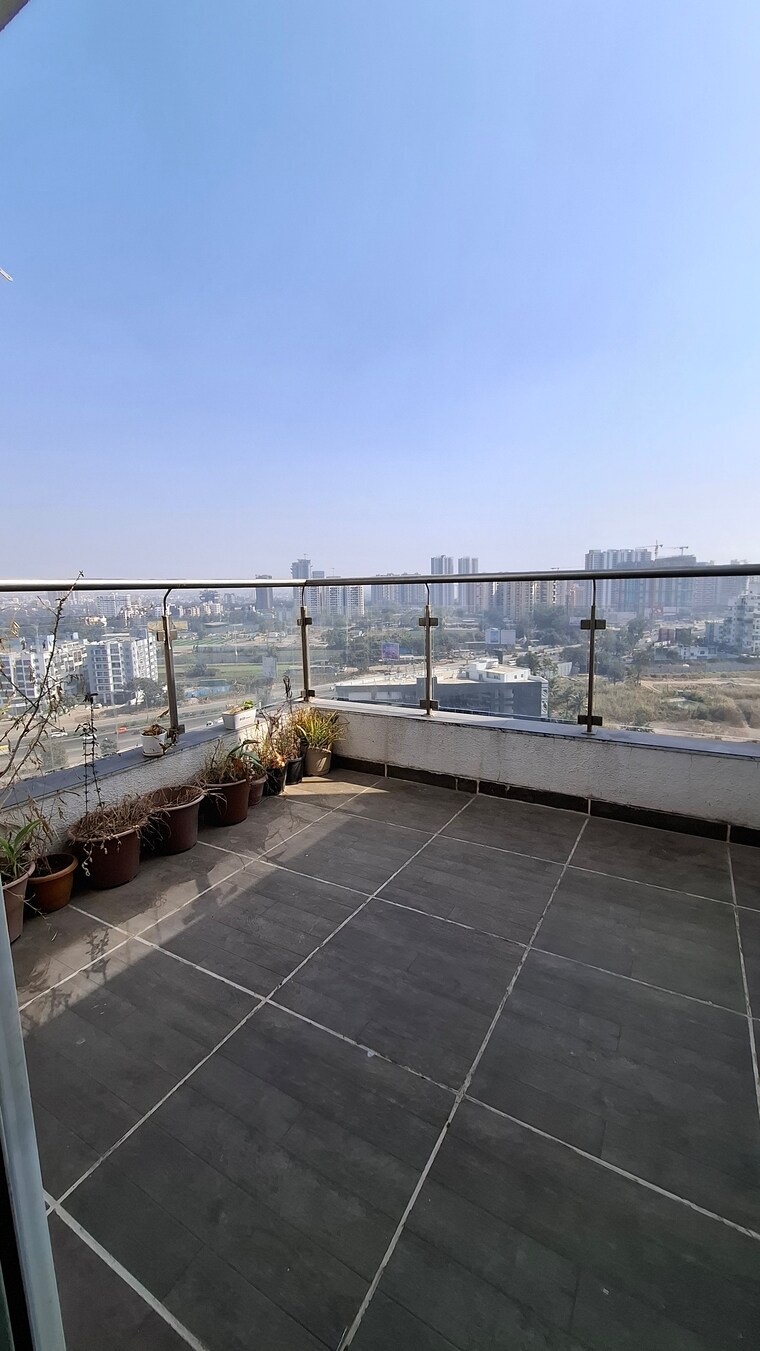 Balcony, punawale 3 Bedroom 1485 Sq.Ft. Apartment In Punawale Pune 9719432