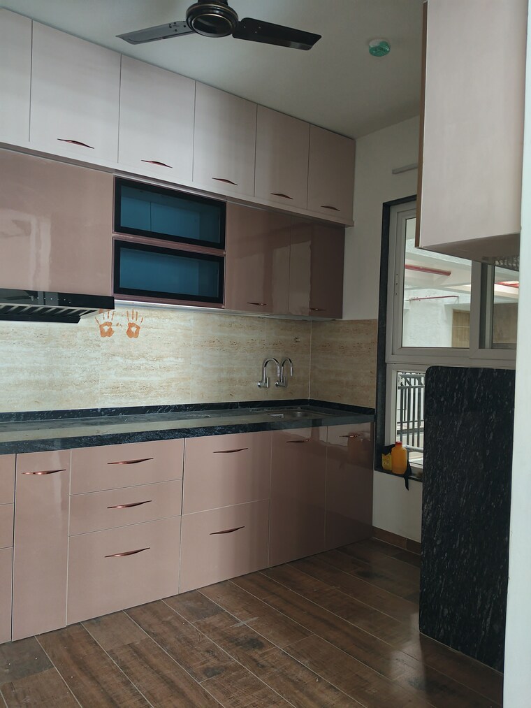 Kitchen, unique-k-town 4 Bedroom 1707 Sq.Ft. Apartment In Kiwale Pune 9719441