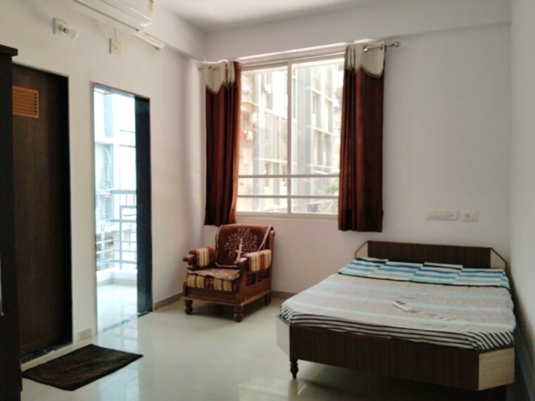 Living Room, prathna-elegance 2 Bedroom 1200 Sq.Ft. Apartment In Gota Ahmedabad 9719454