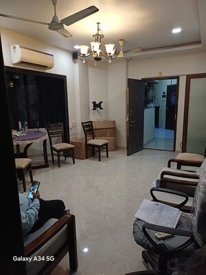 Living Room in 3 BHK Apartment at Kopar Khairane Sector 14 – for Rent