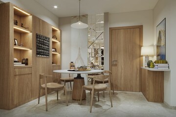 Living Room in 2 BHK Apartment at Dynamix Luma, Andheri East – for Sale