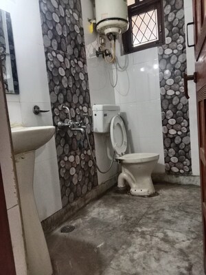 Bathroom in 2 BHK Builder Floor at Saket – for Rent
