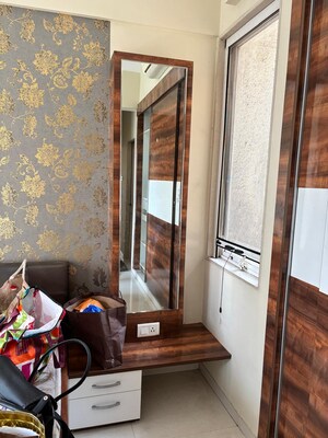 Living Room in 2 BHK Apartment at Vijay Galaxy, Waghbil – for Rent