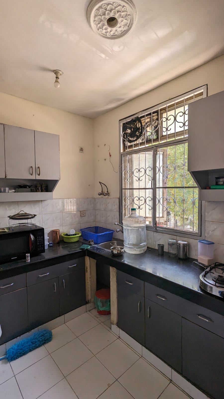 Kitchen in 3 BHK Builder Floor at Ansal Sushant Floors, Sushant Lok ii – for Rent